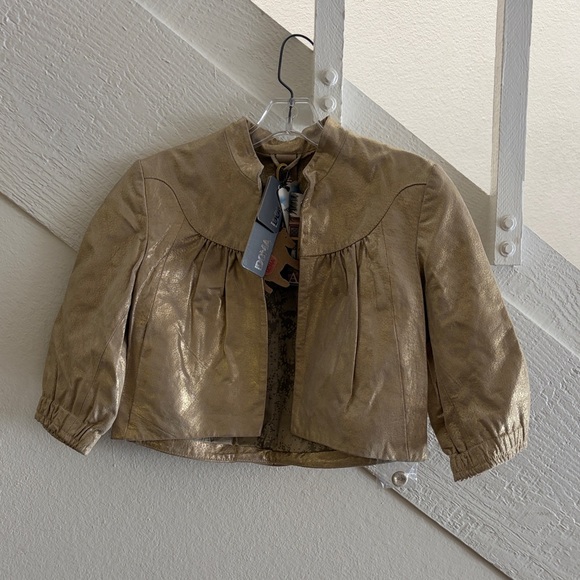 Doma Jackets & Blazers - Doma Leather Cropped Jacket